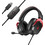 QCY Heroad VT200 Pro Gaming Headset Over Ear Black Red