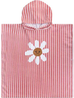 Swim Essentials Daisy Flower Παιδικό Πόντσο Θαλάσσης Ροζ 65x65cm 2024SE1662
