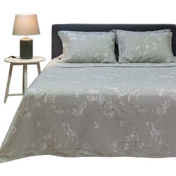 Naf Naf Σετ Σεντόνια Μονά Βαμβακοσατέν 170x260 Diamond 252 Amethyst Green