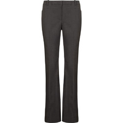DKNY Υφασμάτινο Γυναικείο Παντελόνι Chino Κανονική Εφαρμογή Ανθρακί WYPT3642-CHA