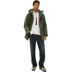 Tommy Hilfiger Ανδρικό Μπουφάν Χειμωνιάτικο Παρκά Πράσινο DM0DM22251-MRH