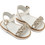 Babywalker Βαπτιστικά Πέδιλα για Κορίτσι Δερμάτινα Ανατομικά Λευκά GR0101