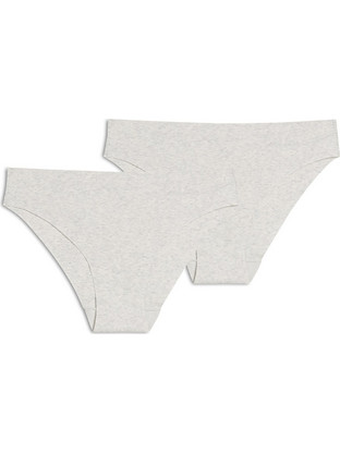 Puma Γυναικεία Slip χωρίς Ραφές Γκρι 2Pack 701234799-004