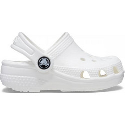 Crocs Littles Παιδικά Παπούτσια Θαλάσσης Λευκά 11441-100