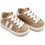 Babywalker Βαπτιστικά Sneakers για Αγόρι Δερμάτινα Ανατομικά Μπεζ BS3086