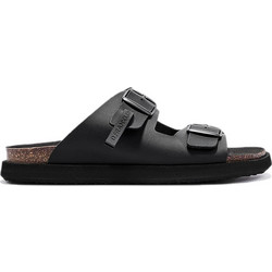D.Franklin Vibe Buckle Δερμάτινα Ανδρικά Σανδάλια Μαύρα DFSH407016