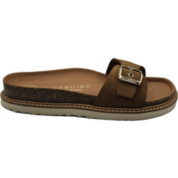 Genuins Γυναικεία Σανδάλια Suede Ανατομικά Καφέ G106265
