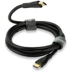 QED QE8227 USB-C to USB-C 0.75m Black