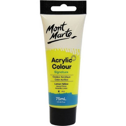 Mont Marte 02 Lemon Yellow Ακρυλικό Χρώμα Ζωγραφικής 75ml