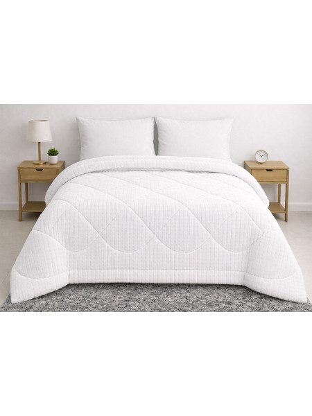 Cosmin Κουβερτοπάπλωμα Υπέρδιπλο 220x240 Rabbit Velvet White 4000213