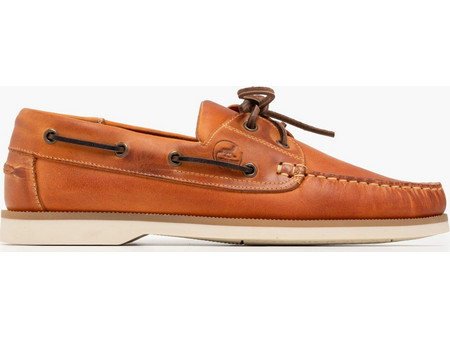 Mortoglou Ανδρικά Μοκασίνια Boat Shoes Δερμάτινα Ταμπά 2008-2224