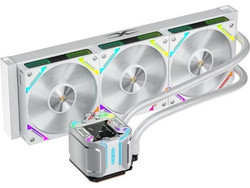 1stPlayer X-Starship 360 White Υδρόψυξη CPU 120mm ARGB για Socket 2011 / 2066 / 2011-3 / AM4 / 1700 / AM5 / 1851 / 115x