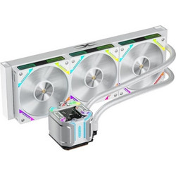 1stPlayer X-Starship 360 White Υδρόψυξη CPU 120mm ARGB για Socket 2011 / 2066 / 2011-3 / AM4 / 1700 / AM5 / 1851 / 115x