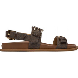 Michael Kors Δερμάτινα Γυναικεία Σανδάλια Καφέ 40S6NIFS2B-200