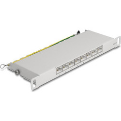 DeLOCK 6687166871 Ethernet Patch Panel Rack 0.5U 10" 8 Θυρών Cat.6a