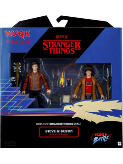 Jazwares Stranger Things Steve & Dustin Σετ Φιγούρες Δράσης για 8+ Ετών