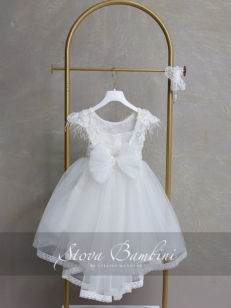 Stova Bambini Βαπτιστικό Φόρεμα 2τμχ SS26G28