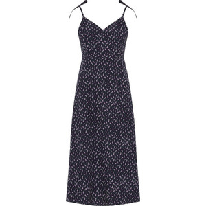 Funky Buddha Midi Καλοκαιρινό Καθημερινό Φόρεμα Floral Navy Μπλε FBL013-106-13 Funky Buddha Midi Καλοκαιρινό Καθημερινό Φόρεμα Floral Navy Μπλε FBL013-106-13