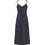 Funky Buddha Midi Καλοκαιρινό Καθημερινό Φόρεμα Floral Navy Μπλε FBL013-106-13