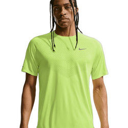 Nike Stride Ανδρικό Αθλητικό T-Shirt Lime HV5203-737