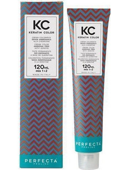 Perfecta Keratin Color 6.34 Σκούρο Ξανθό Χρυσό Χάλκινο Μόνιμη Βαφή Μαλλιών Xωρίς Αμμωνία 120ml