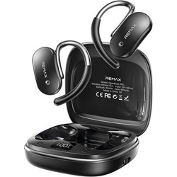 Remax Openbuds KF01 Ακουστικά Bluetooth Open Ear Ανθεκτικά στο Νερό Black