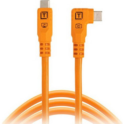 Tether Tools TetherPro CUC15RTG2-ORG Angle 90° USB-C to USB-C 60W 4.6m Orange