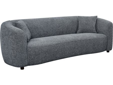 HomeMarkt Nord Τριθέσιος Καναπές Γκρι 230x96x75cm HM3321.01