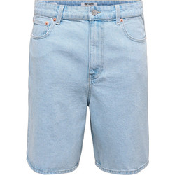 Only & Sons Ανδρική Βερμούδα Τζιν Γαλάζια 22036681