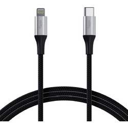 Allity AUC-01 Braided USB-C to Lightning Cable 27W 1m Black