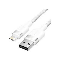 Vention LANWH Braided USB-A to Lightning Cable 2m White