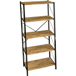 Pakoworld Bimblem Βιβλιοθήκη 60x30x150cm 197-000334