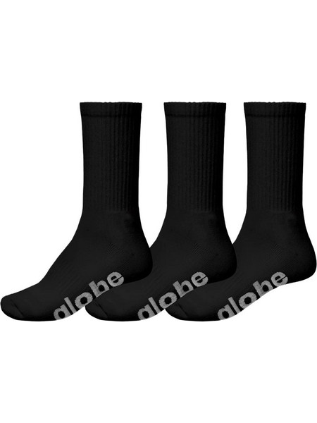 Globe Ανδρικές Κάλτσες Ψηλές Μαύρες 3Pack GB72439011