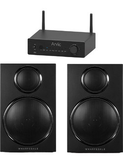 Wharfedale DX-3 Σετ Ηχείων Hi-Fi Βιβλιοθήκης 100W 2 Δρόμων Walnut