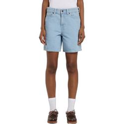 Dickies Carpenter 993 Γυναικείο Σορτς Τζιν Ψηλόμεσο Γαλάζιο DK0A88PDC15