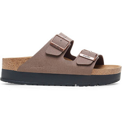 Birkenstock Arizona Papillio Δερμάτινα Γυναικεία Σανδάλια Ανατομικά Σοκολατί 1027417