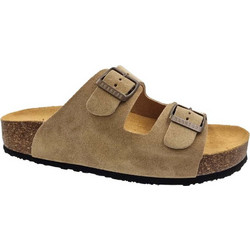 Plakton Γυναικεία Σανδάλια Suede Ανατομικά Μπεζ 340010-106