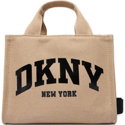 DKNY Hadlee Γυναικεία Τσάντα Χειρός Υφασμάτινη Μπεζ R41AOR57-G6E