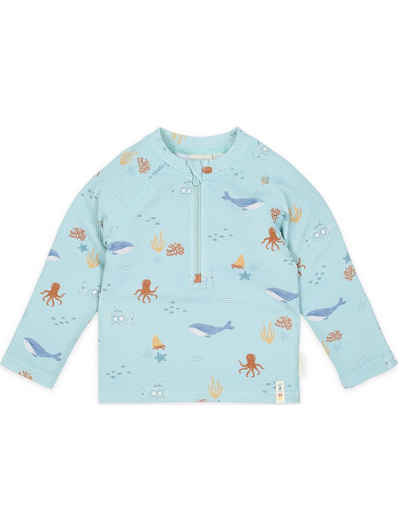 Little Dutch Ocean Friends Αντηλιακό UV Βρεφικό Μαγιό Μπλούζα για Αγόρι Γαλάζιο LD-CL2603030