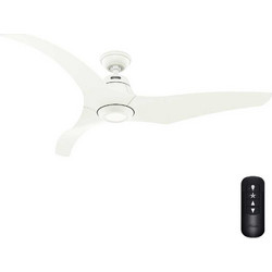 Hunter Stingray White Ανεμιστήρας Οροφής 152cm με Φως & Τηλεχειριστήριο Λευκός