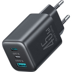 Joyroom JR-TO1 Φορτιστής χωρίς Καλώδιο με Θύρα USB-A & Θύρα USB-C 45W Black