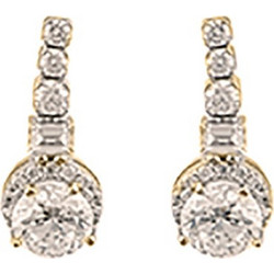 Million Diamonds Γυναικεία Σκουλαρίκια Κρεμαστά από Xρυσό 9K με Ζιργκόν SK22187