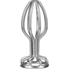 Guilty Toys Metallic Small Πρωκτική Σφήνα 7cm Ασημί