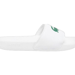 Lacoste Serve Slide 1.0 Γυναικείες Παντόφλες Καλοκαιρινές Λευκές 7-49CFA0042-082