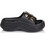 Cubanitas Γυναικείες Παντόφλες Καλοκαιρινές Flatforms Μαύρες SD09029