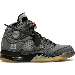 Jordan Air 5 Retro Ανδρικά Sneakers Μποτάκια Ανθρακί CT8480-001