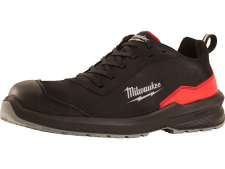 Milwaukee Flextred Αθλητικά Παπούτσια Ασφαλείας S3S Μαύρα Κόκκινα
