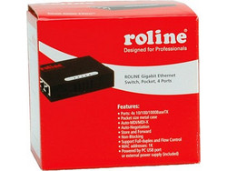 Roline 21.14.3514 Unmanaged L2 Switch με 4 Θύρες Ethernet 100Mbps
