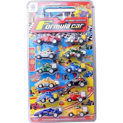 Tradesor Σετ Αυτοκινητάκια Pull Back 12τμχ 233155