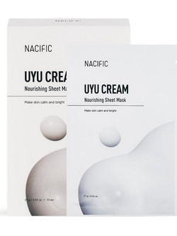 Nacific Uyu Cream Sheet Μάσκα Προσώπου για Ενυδάτωση 10x27gr